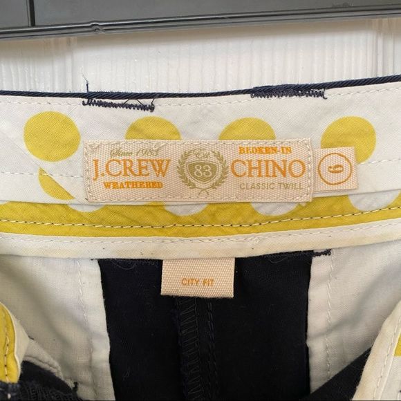 J CREW Chino Women Blue Shorts Size - 6 - Picture 6 of 7